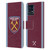 West Ham United FC 2023/24 Crest Kit Home Leather Book Wallet Case Cover For Motorola Moto Edge 40 Pro