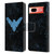 Batman DC Comics Nightwing Logo Grunge Leather Book Wallet Case Cover For Google Pixel 7a