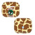 Riverdale Graphics 3 Giraffe Logo Vinyl Sticker Skin Decal Cover for Apple AirPods 3 3rd Gen Charging Case