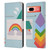 Pepino De Mar Rainbow Art Leather Book Wallet Case Cover For Google Pixel 7a