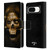 Alchemy Gothic Skull Death Fetish Leather Book Wallet Case Cover For Google Pixel 8