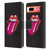 The Rolling Stones Graphics Pink Tongue Leather Book Wallet Case Cover For Google Pixel 7a