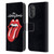 The Rolling Stones Key Art Tongue Classic Leather Book Wallet Case Cover For Motorola Moto G82 5G