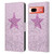 Monika Strigel Glitter Star Pastel Pink Leather Book Wallet Case Cover For Google Pixel 7a