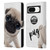 Animal Club International Faces Pug Leather Book Wallet Case Cover For Google Pixel 8