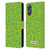 P.D. Moreno Patterns Lime Green Leather Book Wallet Case Cover For OPPO A17