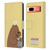 We Bare Bears Character Art Grizzly Leather Book Wallet Case Cover For Google Pixel 7a