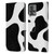 Grace Illustration Animal Prints Cow Leather Book Wallet Case Cover For Motorola Moto Edge 30 Fusion
