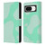Grace Illustration Cow Prints Mint Green Leather Book Wallet Case Cover For Google Pixel 8
