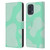 Grace Illustration Cow Prints Mint Green Leather Book Wallet Case Cover For Motorola Moto G73 5G