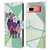 Grace Illustration Llama Cubist Leather Book Wallet Case Cover For Google Pixel 7a