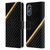 Alyn Spiller Carbon Fiber Gold Leather Book Wallet Case Cover For OPPO A17