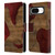 Alyn Spiller Wood & Resin Fire Leather Book Wallet Case Cover For Google Pixel 8