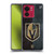NHL Vegas Golden Knights Half Distressed Soft Gel Case for Motorola Moto Edge 40