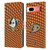 NHL Anaheim Ducks Net Pattern Leather Book Wallet Case Cover For Google Pixel 7a