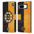 NHL Boston Bruins Half Distressed Leather Book Wallet Case Cover For Google Pixel 8