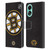 NHL Boston Bruins Oversized Leather Book Wallet Case Cover For OPPO A78 4G
