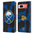 NHL Buffalo Sabres Cow Pattern Leather Book Wallet Case Cover For Google Pixel 7a