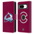 NHL Colorado Avalanche Plain Leather Book Wallet Case Cover For Google Pixel 8