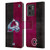 NHL Colorado Avalanche Half Distressed Leather Book Wallet Case Cover For Motorola Moto Edge 40