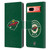 NHL Minnesota Wild Plain Leather Book Wallet Case Cover For Google Pixel 7a