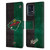 NHL Minnesota Wild Half Distressed Leather Book Wallet Case Cover For Motorola Moto Edge 40 Pro