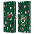 NHL Minnesota Wild Leopard Patten Leather Book Wallet Case Cover For Motorola Moto G73 5G