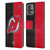 NHL New Jersey Devils Half Distressed Leather Book Wallet Case Cover For Motorola Moto Edge 30 Fusion