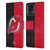 NHL New Jersey Devils Half Distressed Leather Book Wallet Case Cover For Motorola Moto Edge 40 Pro