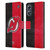 NHL New Jersey Devils Half Distressed Leather Book Wallet Case Cover For OPPO A17