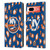NHL New York Islanders Leopard Patten Leather Book Wallet Case Cover For Google Pixel 7a