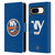 NHL New York Islanders Plain Leather Book Wallet Case Cover For Google Pixel 8
