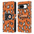 NHL Philadelphia Flyers Leopard Patten Leather Book Wallet Case Cover For Google Pixel 8