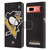 NHL Pittsburgh Penguins Oversized Leather Book Wallet Case Cover For Google Pixel 7a
