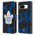 NHL Toronto Maple Leafs Cow Pattern Leather Book Wallet Case Cover For Google Pixel 8