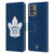 NHL Toronto Maple Leafs Net Pattern Leather Book Wallet Case Cover For Motorola Moto Edge 30 Fusion