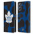NHL Toronto Maple Leafs Cow Pattern Leather Book Wallet Case Cover For OPPO A17