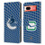 NHL Vancouver Canucks Net Pattern Leather Book Wallet Case Cover For Google Pixel 7a