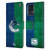 NHL Vancouver Canucks Half Distressed Leather Book Wallet Case Cover For Motorola Moto Edge 40 Pro