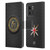 NHL Vegas Golden Knights Puck Texture Leather Book Wallet Case Cover For Motorola Moto Edge 40/Edge (2023)