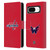 NHL Washington Capitals Plain Leather Book Wallet Case Cover For Google Pixel 8