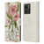 Haley Bush Floral Painting Pink Vase Leather Book Wallet Case Cover For Motorola Moto Edge 40