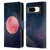 Cosmo18 Space Pink Moon Leather Book Wallet Case Cover For Google Pixel 8