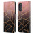 Elisabeth Fredriksson Sparkles Pink And Black Leather Book Wallet Case Cover For Motorola Moto G82 5G