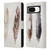 Mai Autumn Feathers Pattern Leather Book Wallet Case Cover For Google Pixel 8