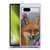 Ash Evans Animals Fox Peonies Soft Gel Case for Google Pixel 7a