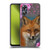 Ash Evans Animals Fox Peonies Soft Gel Case for OPPO A17