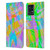 Suzan Lind Marble Abstract Rainbow Leather Book Wallet Case Cover For Motorola Moto Edge 40 Pro