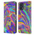 Suzan Lind Marble Illusion Rainbow Leather Book Wallet Case Cover For Motorola Moto G73 5G