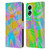Suzan Lind Marble Abstract Rainbow Leather Book Wallet Case Cover For OPPO A78 4G